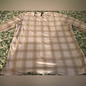 Large long sleeve woman shirt.